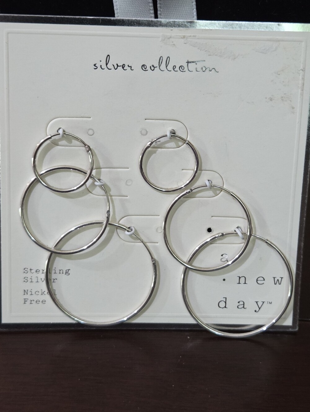 a.new.day Sterling Silver Multi-Hoop Earrings Set